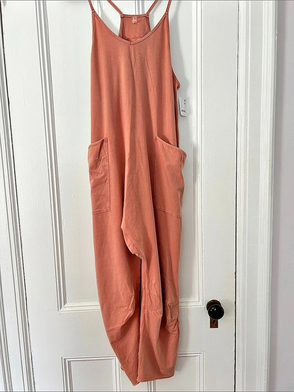 Free People Hot Shot Onesie Utility Jumpsuit in Petal Size XS NWT